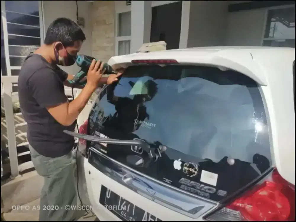 panggilan pasang kaca film mobil penolak panas adem