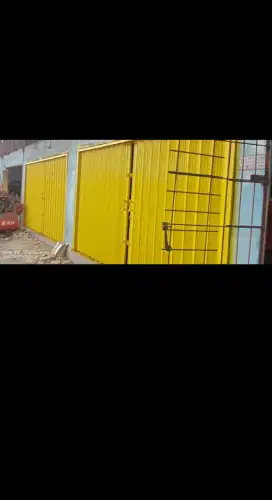 Folding gate rolling door
