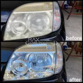 POLES LAMPU HEADLAMP MOBIL .