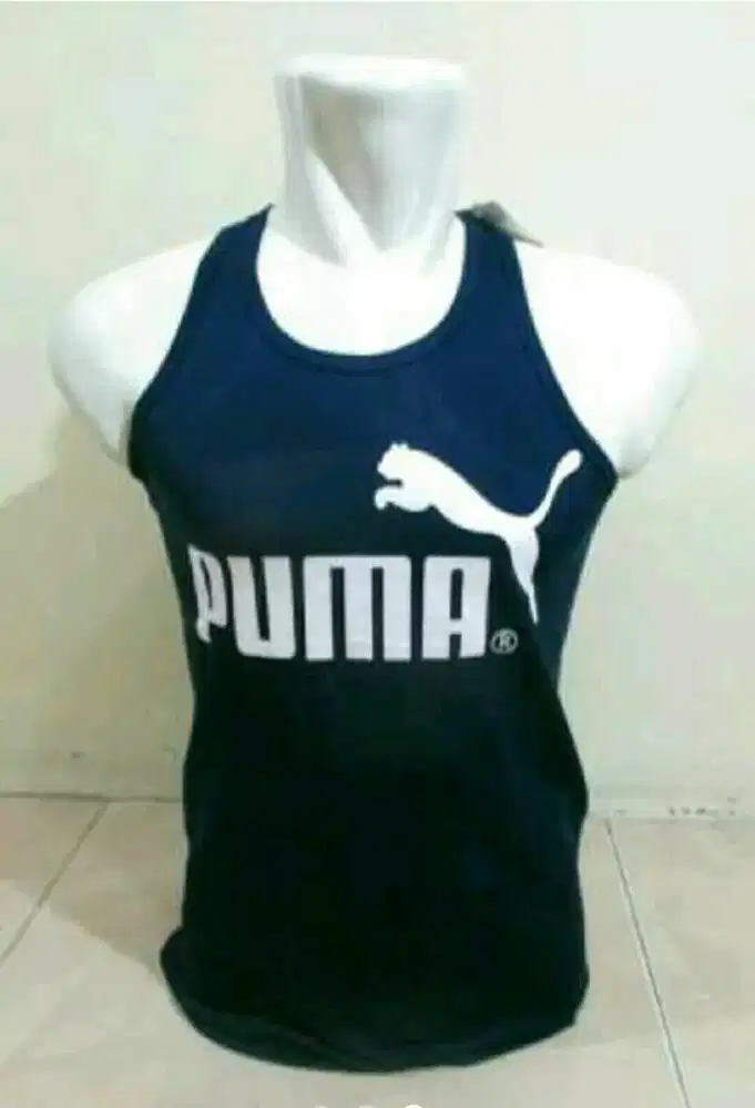 Kaos Singlet Fitness Bahan Spandek