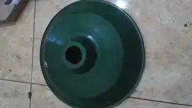kap lampu hijau diameter 30cm 4pcs+ fitting kap nya  8pcs