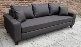 Sofa 3 dudukan abu abu