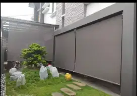 Roller blind Outdoor dan tirai indoor termurah