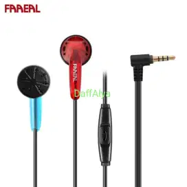 faaeal iris ancestor earphones earbuds with mic stereo super bass ori