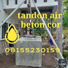 Tandon air beton cor tanam saptictank gwt ground tank beton