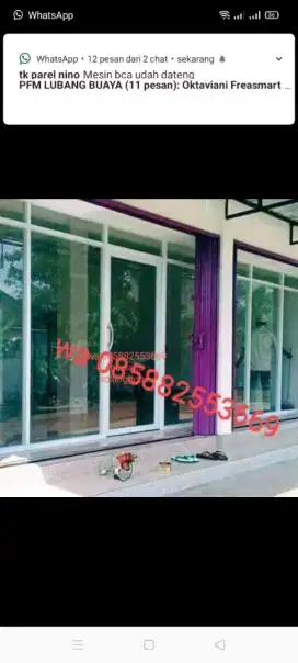 Partisi kaca murah