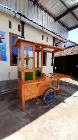 Gerobak bakmi jawa gerobak nasi goreng murah bisa COD