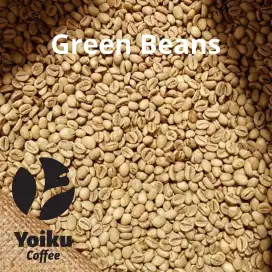 Biji kopi mentah Green bean Robusta 1kg grade 1