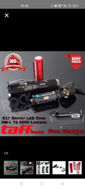 senter tafware zoom 2 led