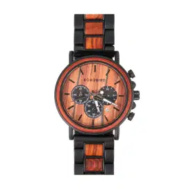 bobobird jam tangan kayu chrono  pria