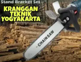 (KRANGGAN TEKNIK)adaptor chainsaw utk gerinda konverter chain saw
