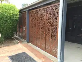 Termurah Fasade Sunshade Motif Custom CNC Laser Cutting Metal