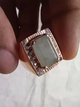 Cincin perak Giok Birma