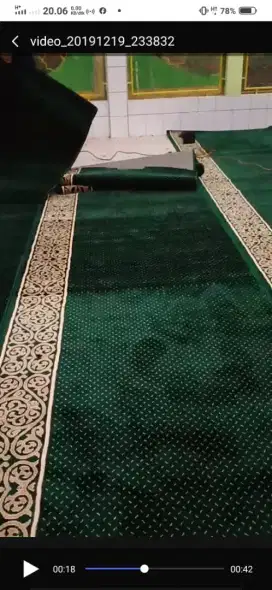 Karpet Masjid Merk PLATINUM 384.000/mtr Original