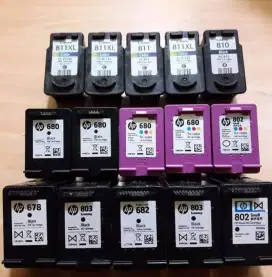 Terima cartridge Printer, tinta & Scanner hp,Canon dll baru&bekas
