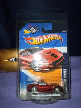 Hotwheels THS super treasury hunt ferrari 599 ban karet with protector