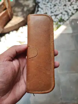 Dompet Kulit Wadah Balpen Vintage