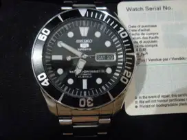 Seiko SNZF17 black sea urchin