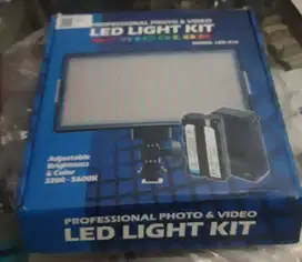 Lampu Led Kamera Video Light Plus Baterai Camera Lighting
