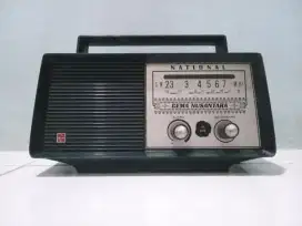 Radio jadul NATIONAL gema nusantara 70's koleksi antik vintage retro