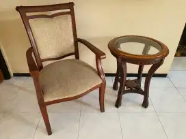 Kursi Sudut & Meja Coffee Table Set