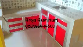 Kitchen set aluminium kaca & acp