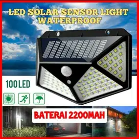 Lampu taman 100LED tenaga Surya & sensor gerak