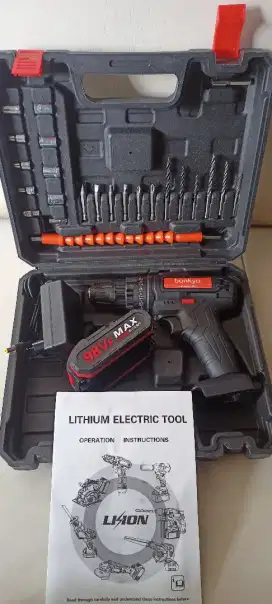 Bor cas cordless 1 baterai..Baru
