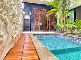 PROMO! Villa Harian 3 Bedroom Jalan Raya Kuta Kolam Renang 3BR 3 Kamar