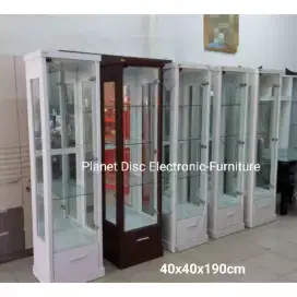 Lemari Hias 1 pintu  Lemari Cristal  Lemari Pajangan  Lemari Kaca