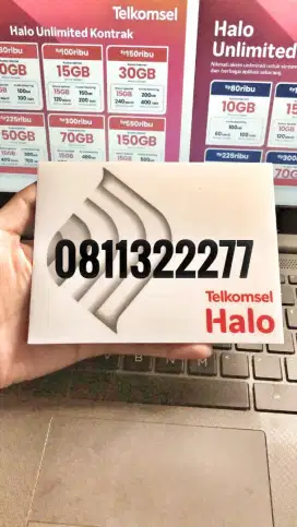 TELKOMSEL HALO 10 DIGIT PASCABAYAR NOMOR CANTIK SERI AABB 2277