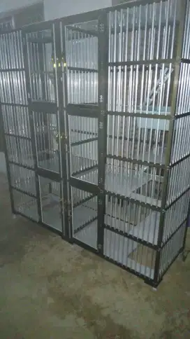 Kandang kucing alumunium