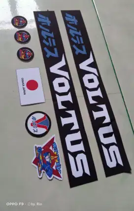 Stiker sepeda BMX voltus kuwahara japan