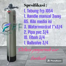Filter penjernih air sumur bor