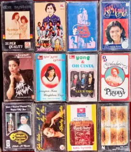 Kaset pita lagu lawas vintage