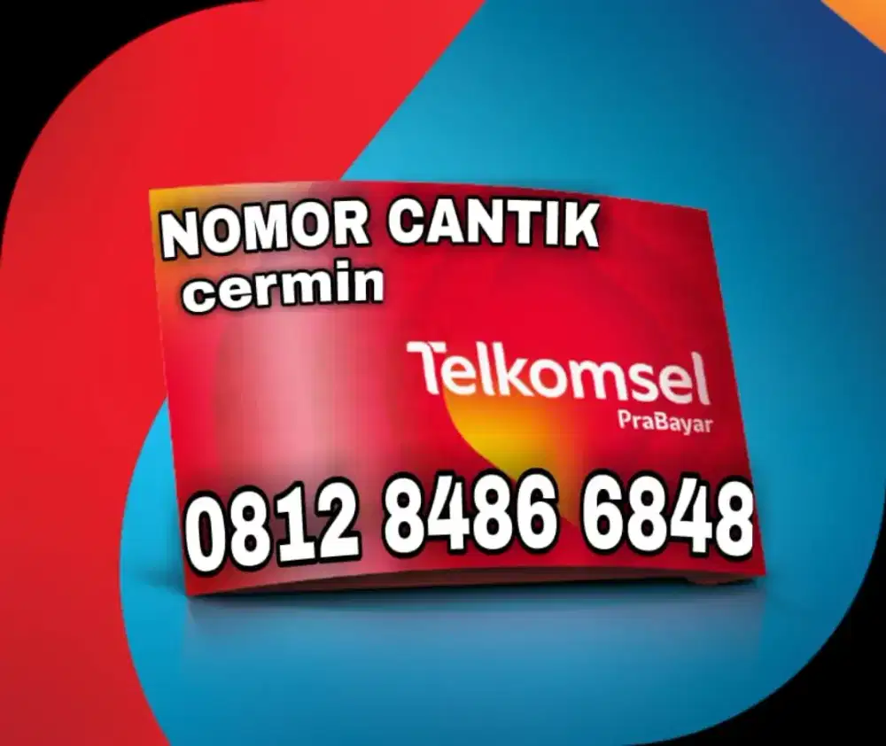 Nomor Cantik Simpati 4G / Kartu Perdana / Nomer Cantik Seri Cermin