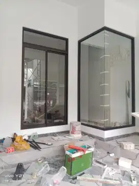 Kusen aluminium pintu+ jendela