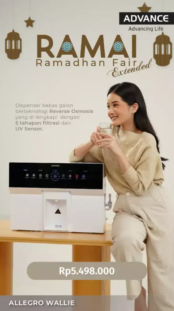 DISPENSER TANPA GALON | ALLEGRO RO WALLIE FREE KING ROYAL BLANGKET