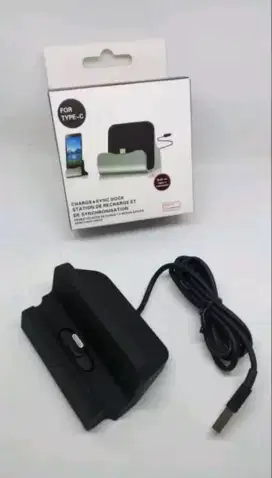 type c dock charger &amp; sync,  new. black.