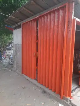 Roling door folding gatte