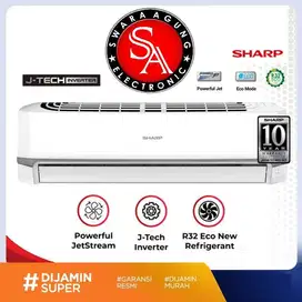 Ac Split 1 Pk Inverter Sharp Type : AH-X10ZY (Free Pasang & Bahan)