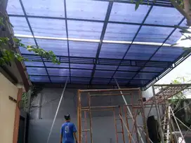 Kanopi baja ringan atap Galvalum transparan termurah