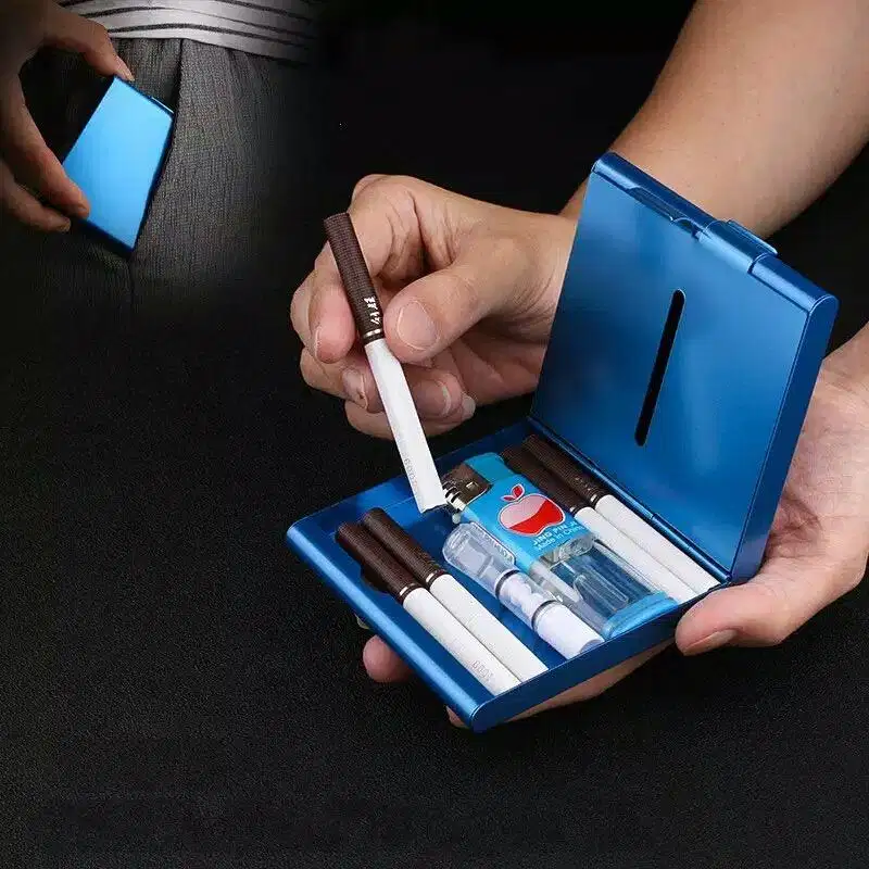 kotak alumunium atau tempat rokok