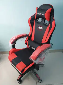 Kursi Gaming Murah Ergonomis Hitam merah