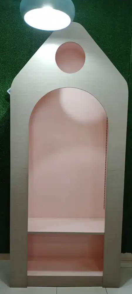 Preloved lemari rak kayu