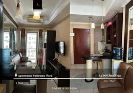 Dijual Apartement Sudirman Park Low Floor 1BR Full Furnished Tower B