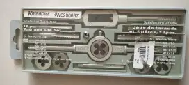TAP DIE SET M6-M12 12EA ORTDM0612
