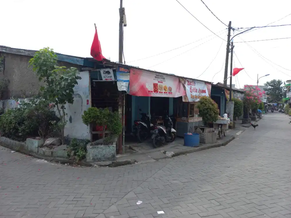 Rumah kontrakan dan toko