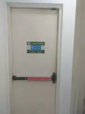 Pintu fire door, emergency door, pintu tahan api