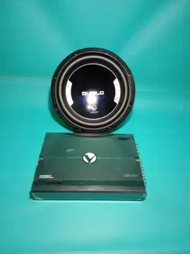 Ples Pasang Power Venom Diablo VO-406MKII & Subwoofer Venom VX-12D 12